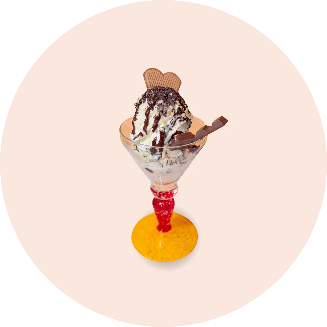 Kinder-Riegel-Eisbecher